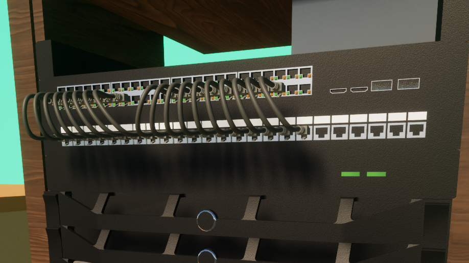 1U 19_ 机架式 Keystone 配线架